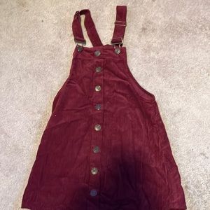 Rue21, xs, maroon, overall dress